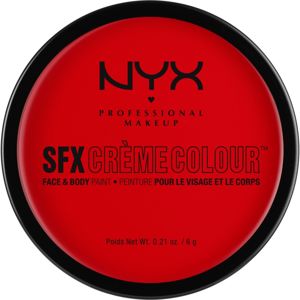 NYX Professional Makeup SFX Creme Colour™ make-up na obličej a tělo odstín 01 Red 6 g