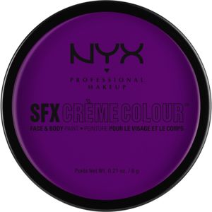 NYX Professional Makeup SFX Creme Colour™ make-up na obličej a tělo odstín 06 Purple 6 g