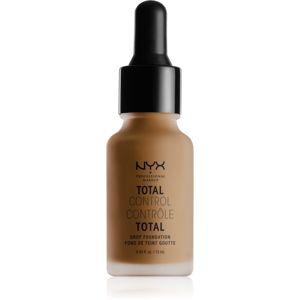 NYX Professional Makeup Total Control Drop Foundation make-up odstín 18 Deep Sable 13 ml