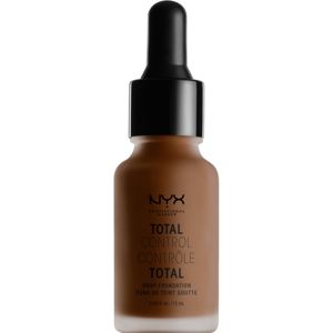 NYX Professional Makeup Total Control Drop Foundation make-up odstín 24 Deep Espresso 13 ml