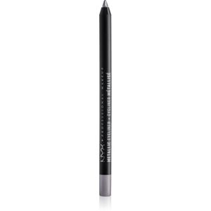 NYX Professional Makeup Metallic Eyeliner metalická tužka na oči odstín 02 Silver 1,3 g
