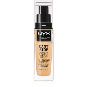NYX Professional Makeup Can't Stop Won't Stop Full Coverage Foundation vysoce krycí make-up odstín 10 Buff 30 ml