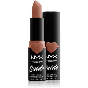NYX Professional Makeup Suede Matte Lipstick matná rtěnka odstín 01 Fetish 3,5 g