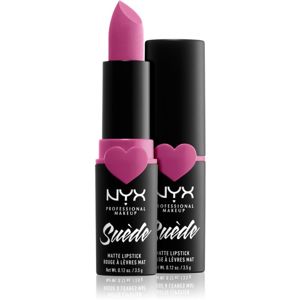 NYX Professional Makeup Suede Matte Lipstick matná rtěnka odstín 13 Electroshock 3,5 g