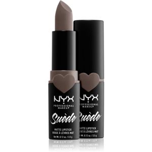 NYX Professional Makeup Suede Matte Lipstick matná rtěnka odstín 20 Munchies 3,5 g