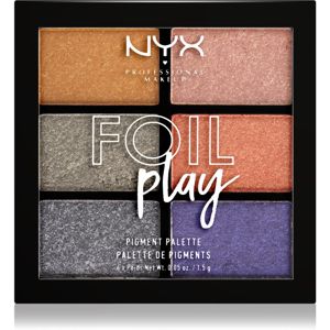 NYX Professional Makeup Foil Play paleta očních stínů odstín 01 Magnetic Pull 6 x 1,5 g