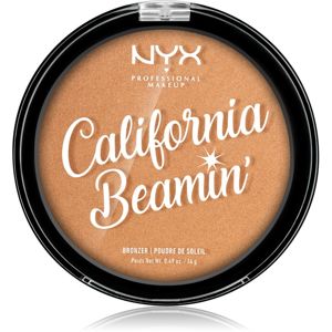 NYX Professional Makeup California Beamin´ bronzer odstín 02 Golden One 14 g