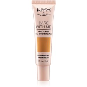 NYX Professional Makeup Bare With Me Tinted Skin Veil lehký make-up odstín 07 Cinnamon Mahogany 27 ml