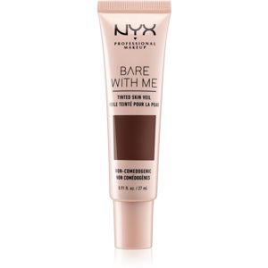 NYX Professional Makeup Bare With Me Tinted Skin Veil lehký make-up odstín 12 Deep Espresso 27 ml