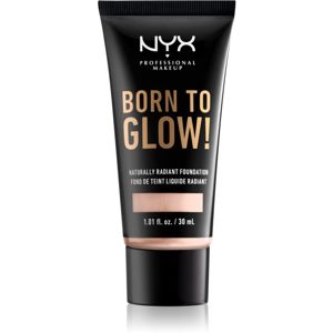 NYX Professional Makeup Born To Glow tekutý rozjasňující make-up odstín 1.3 Light Porcelain 30 ml