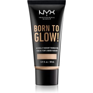 NYX Professional Makeup Born To Glow tekutý rozjasňující make-up odstín 02 Alabaster 30 ml