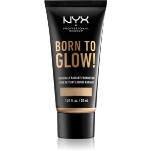 NYX Professional Makeup Born To Glow tekutý rozjasňující make-up odstín 6.5 Nude 30 ml