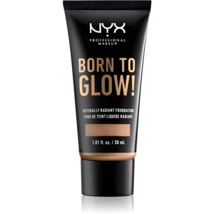 NYX Professional Makeup Born To Glow tekutý rozjasňující make-up odstín 12 Classic Tan 30 ml