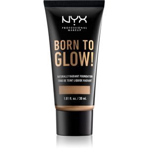 NYX Professional Makeup Born To Glow tekutý rozjasňující make-up odstín 15 Caramel 30 ml