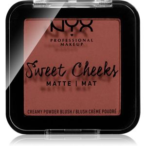 NYX Professional Makeup Sweet Cheeks Blush Matte tvářenka odstín TOTALLY CHILL 5 g