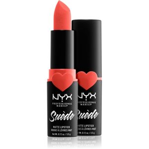 NYX Professional Makeup Suede Matte Lipstick matná rtěnka odstín 29 Orange County 3.5 g