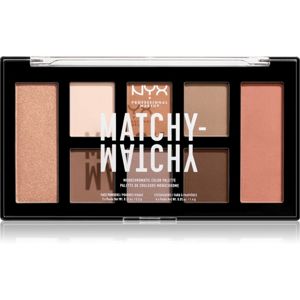 NYX Professional Makeup Matchy-Matchy paletka očních stínů odstín 01 Taupe 15 g