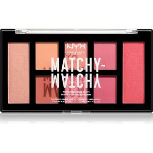 NYX Professional Makeup Matchy-Matchy paletka očních stínů odstín 02 Melon 15 g