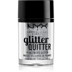 NYX Professional Makeup Glitter Quitter třpytky odstín 02 - Silver 1,5 g