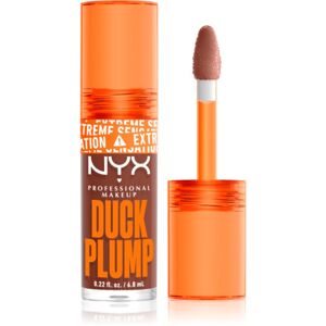 NYX Professional Makeup Duck Plump lesk na rty se zvětšujícím efektem odstín 07 Mocha Me Crazy 6,8 ml