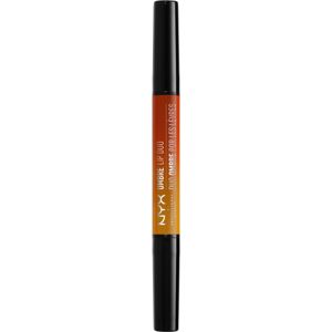 NYX Professional Makeup Ombre Lip Duo rtěnka + tužka na rty odstín 05 Peaches & Cream 0,45 g + 0,14 g
