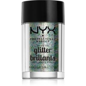 NYX Professional Makeup Glitter Goals třpytky na obličej i tělo odstín 06 Crystal 2.5 g