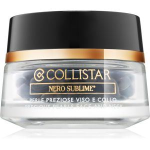 Collistar Nero Sublime® Precious Pearls Face and Neck pleťové sérum v kapslích 60 ks