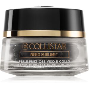 Collistar Nero Sublime® Precious Pearls Face and Neck pleťové sérum v kapslích 60 ks