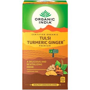 Organic India Tulsi Turmeric Ginger bylinný čaj 25x1,9 g