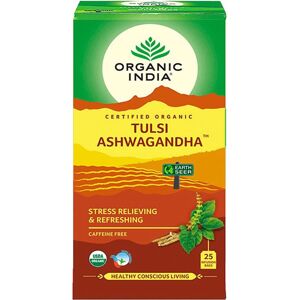 Organic India Tulsi Ashwagandha bylinný čaj 25x2 g