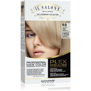 Alfaparf Milano Il Salone Milano Plex Rebuilder permanentní barva na vlasy odstín 9.0 - Very Light Blonde 1 ks