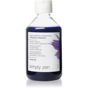 Simply Zen Age Benefit & Moisturizing Whiteness Shampoo tónovací šampon pro zesvětlené nebo melírované vlasy 250 ml