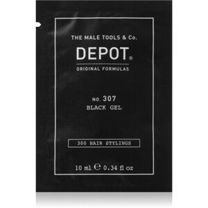 Depot No. 307 Black Gel stylingový gel pro tmavé vlasy 10 ml