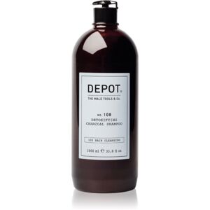 Depot No. 108 Detoxifing Charchoal Shampoo čisticí detoxikační šampon pro všechny typy vlasů 1000 ml