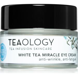 Teaology Anti-Age White Tea Miracle Eye Cream oční krém pro korekci tmavých kruhů a vrásek 15 ml