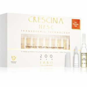 Crescina Transdermic 200 Re-Growth péče pro podporu růstu vlasů pro muže 20x3,5 ml