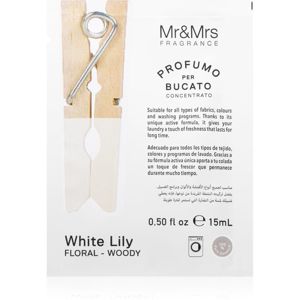 Mr & Mrs Fragrance White Lily koncentrovaná vůně do pračky 15 ml