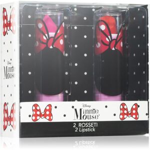 Disney Minnie Mouse 2 Lipsticks dárková sada (pro děti)