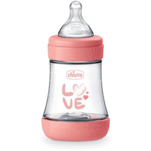 Chicco Perfect 5 kojenecká láhev 0 m+ Slow Flow Pink 150 ml