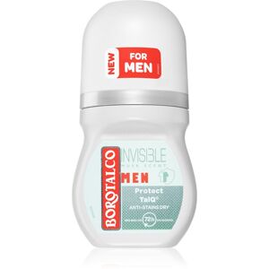 Borotalco MEN Invisible kuličkový deodorant roll-on 72h Vůně Musk 50 ml