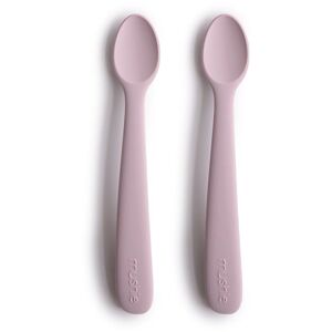 Mushie Silicone Feeding Spoons lžička Soft Lilac 2 ks