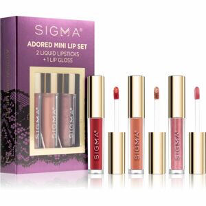 Sigma Beauty Magnifique Adored Mini Lip Set dárková sada (na rty)