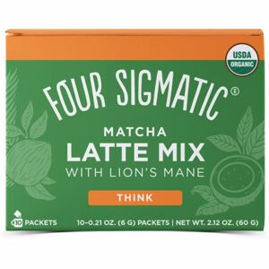 Four Sigmatic Think Matcha Latte Mix with Lion's Mane adaptogenní matcha nápoj 10x6 g