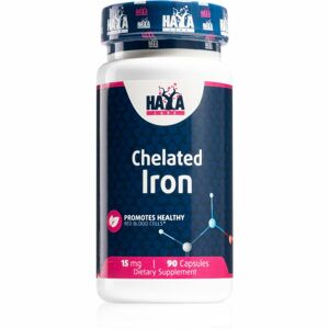 HAYA LABS Chelated Iron 15 mg podpora krvetvorby 90 ks