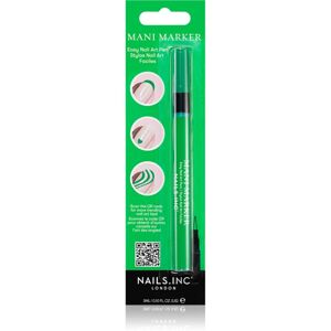 Nails Inc. Mani Marker zdobicí lak na nehty v aplikačním peru Green 3 ml