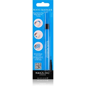 Nails Inc. Mani Marker zdobicí lak na nehty v aplikačním peru Blue 3 ml