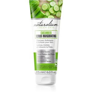 Naturalium Fresh Skin Cucumber osvěžující tělový peeling pro všechny typy pokožky 175 ml