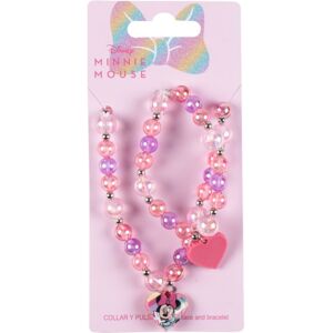Disney Minnie Necklace and Bracelet sada pro děti 2 ks