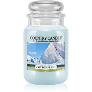Country Candle Cotton Fresh vonná svíčka 652 g