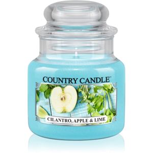 Country Candle Cilantro, Apple & Lime vonná svíčka 104 g